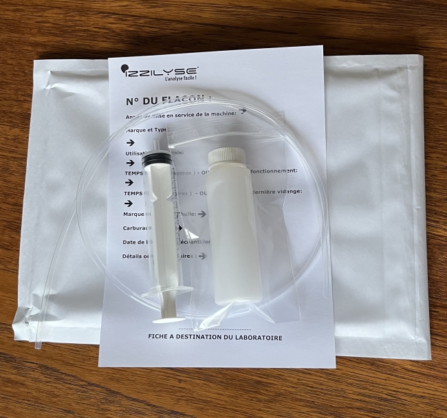 Analyse d'huile boîte de vitesse ou hydraulique